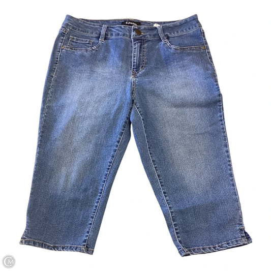 Capris By D Jeans In Blue, Size: 10p