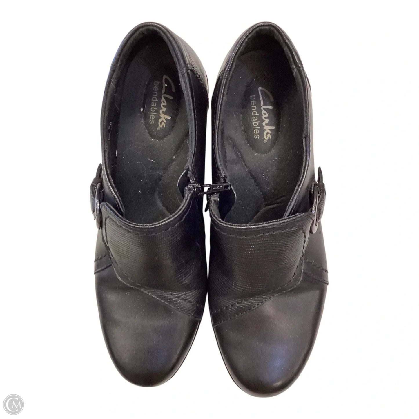 Shoes Heels Block By Clarks In Black, Size: 7