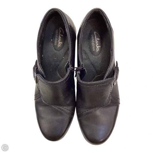 Shoes Heels Block By Clarks In Black, Size: 7