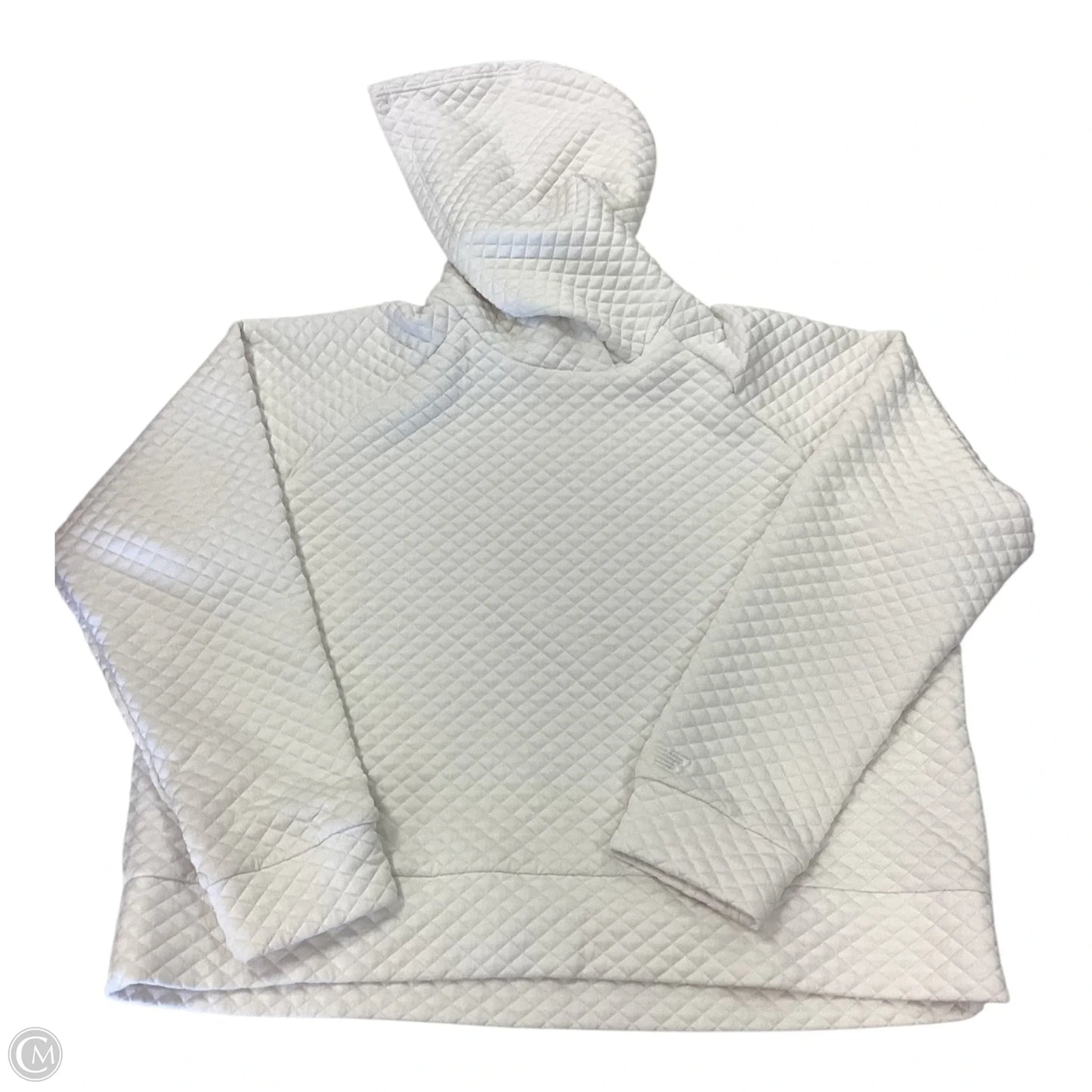 Jacket Fleece By New Balance In Cream, Size: Xl