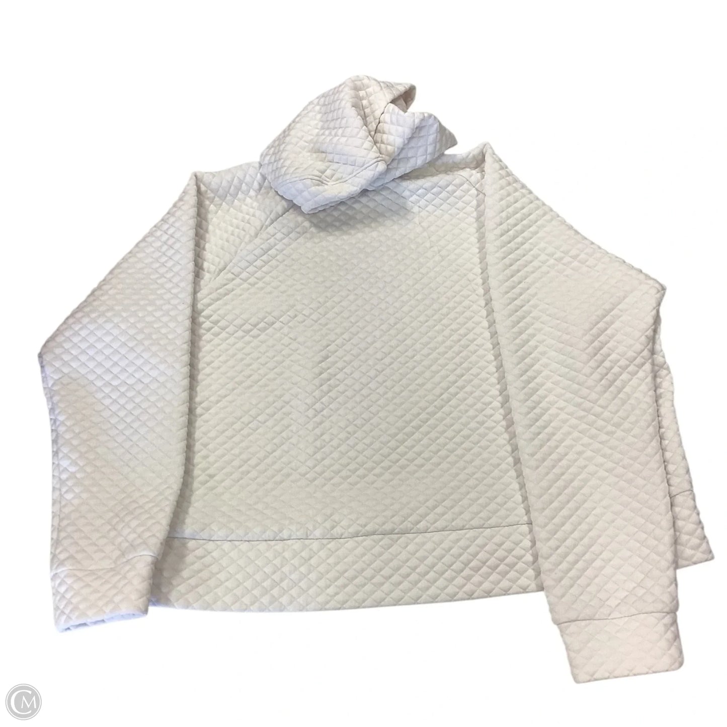 Jacket Fleece By New Balance In Cream, Size: Xl