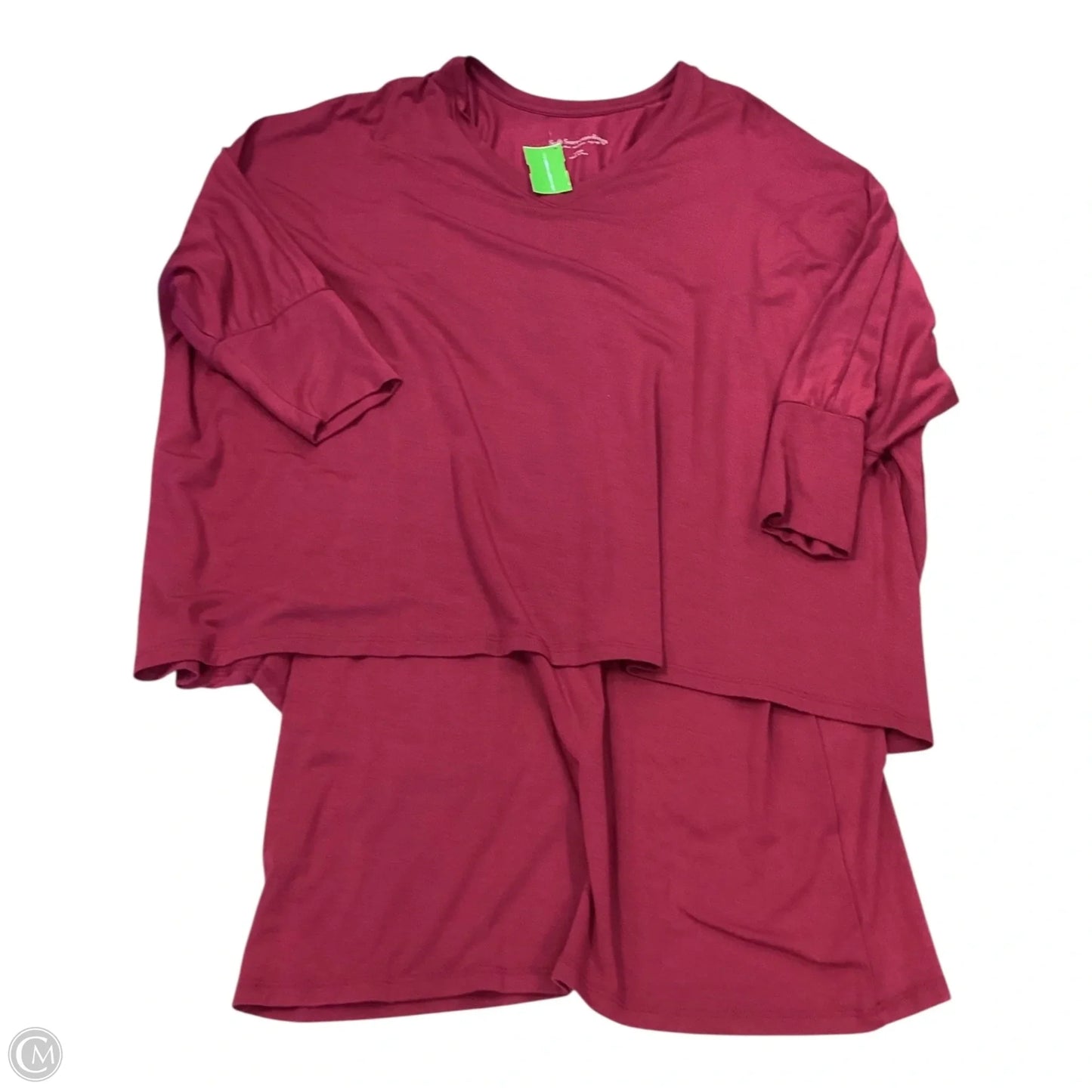 Top 3/4 Sleeve By Soft Surroundings In Purple, Size: L