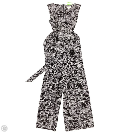 Jumpsuit By Calvin Klein In Black & White, Size: 8