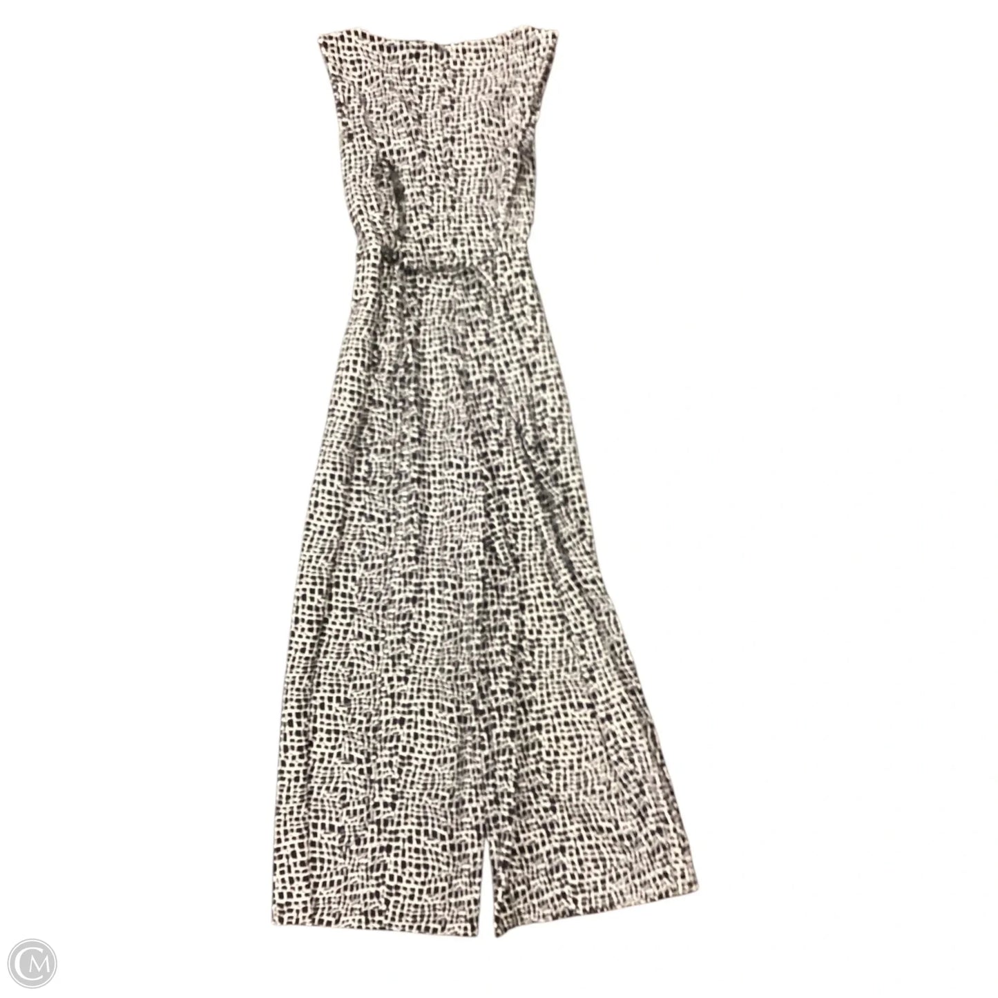 Jumpsuit By Calvin Klein In Black & White, Size: 8