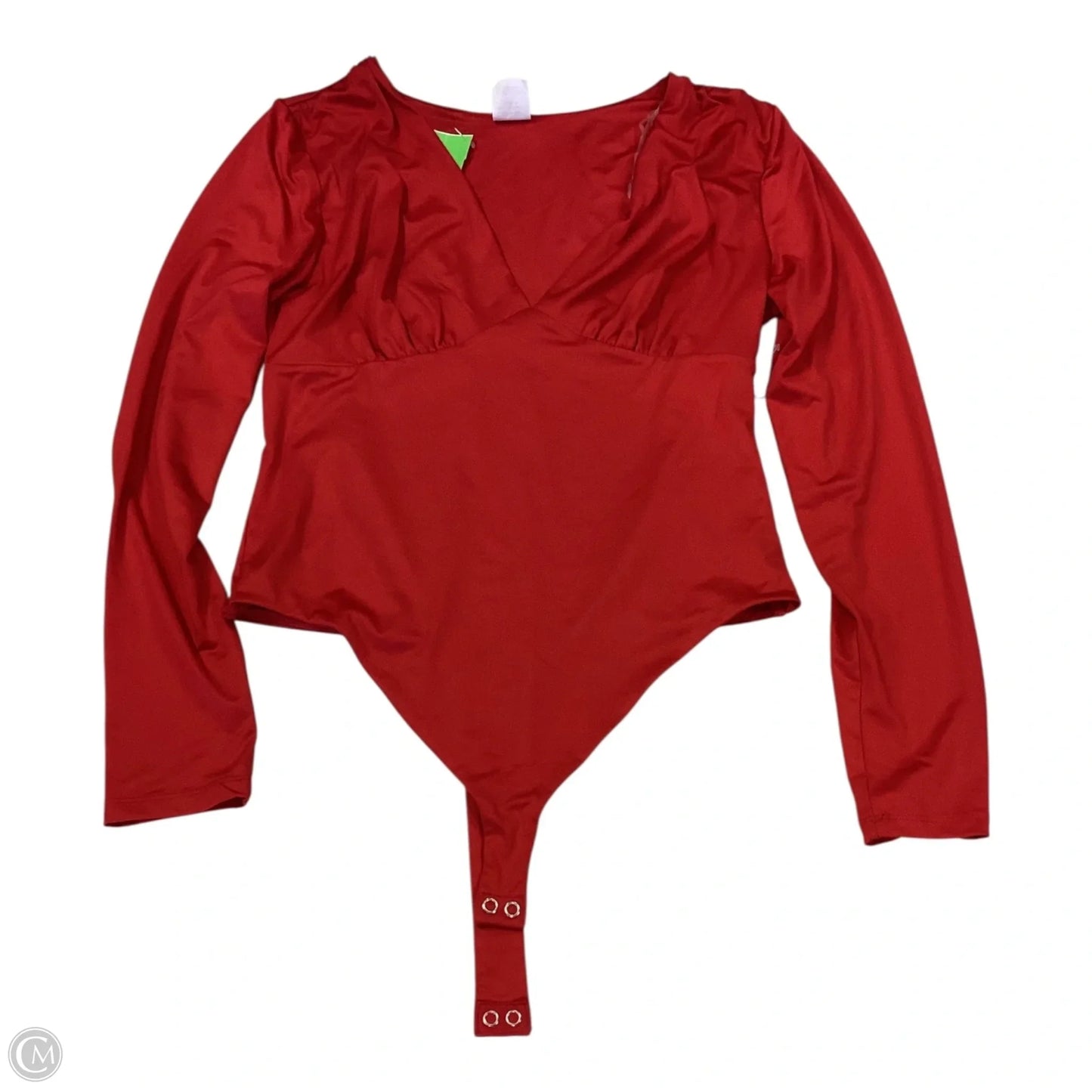 Top Long Sleeve By No Boundaries In Red, Size: L