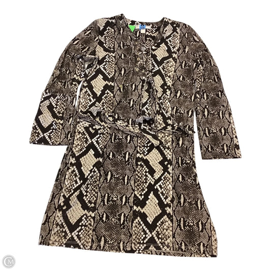 Dress Casual Short By Michael By Michael Kors In Animal Print, Size: M