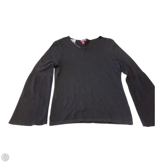 Top Long Sleeve By Vince Camuto In Black, Size: M