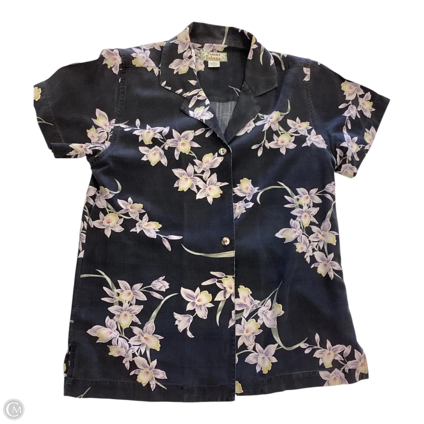 Top Short Sleeve By Tommy Bahama In Floral Print, Size: Xs