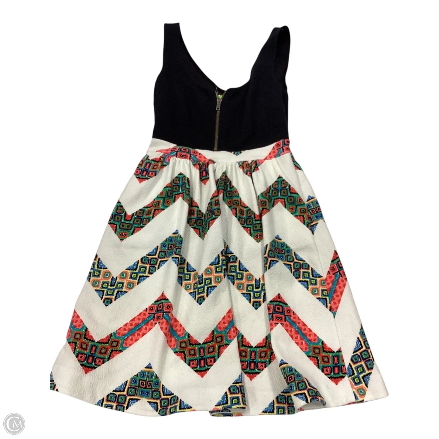 Dress Casual Short By Maeve In Black & White, Size: 2