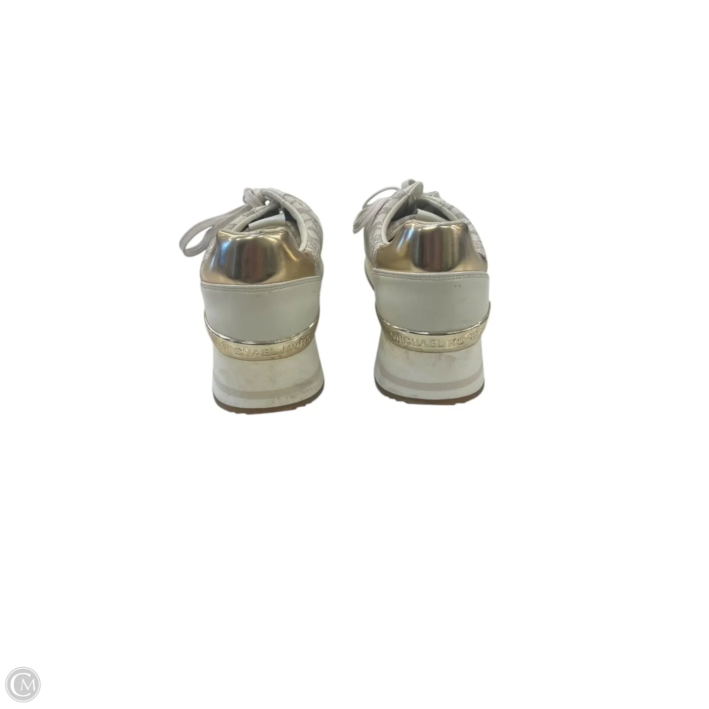 Shoes Designer By Michael Kors In White, Size: 9