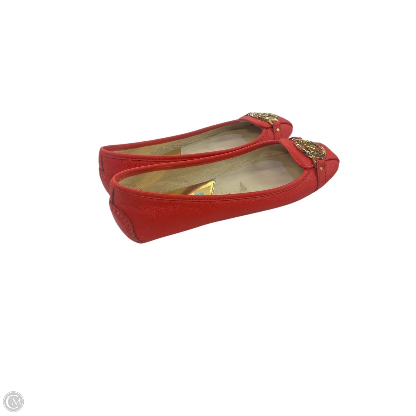 Shoes Designer By Michael Kors In Orange, Size: 8.5