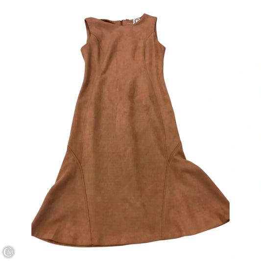 Dress Casual Short By Calvin Klein In Brown, Size: 6