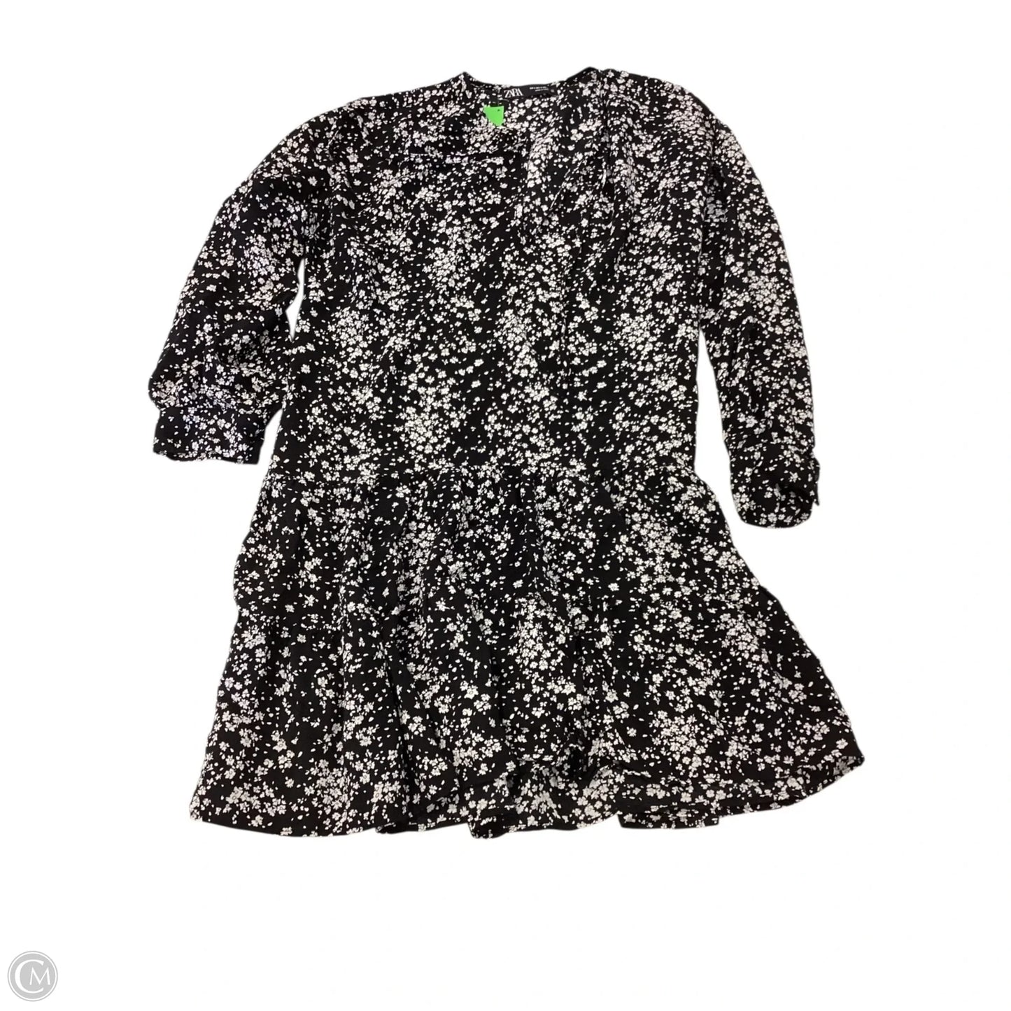 Dress Casual Short By Zara In Black & White, Size: S