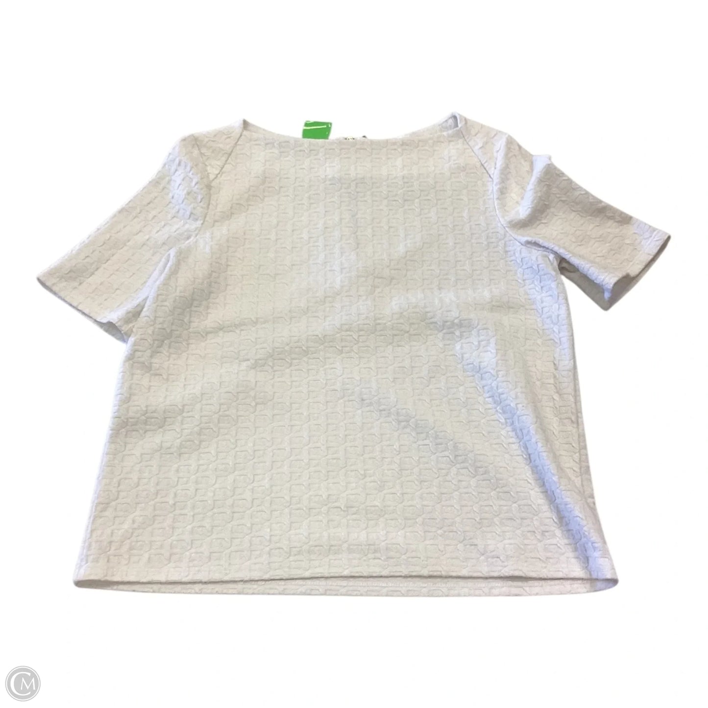 Top Short Sleeve By Chicos In Cream, Size: S