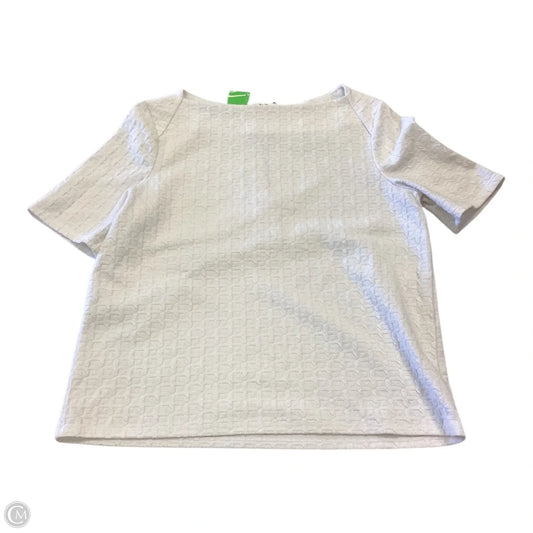 Top Short Sleeve By Chicos In Cream, Size: S