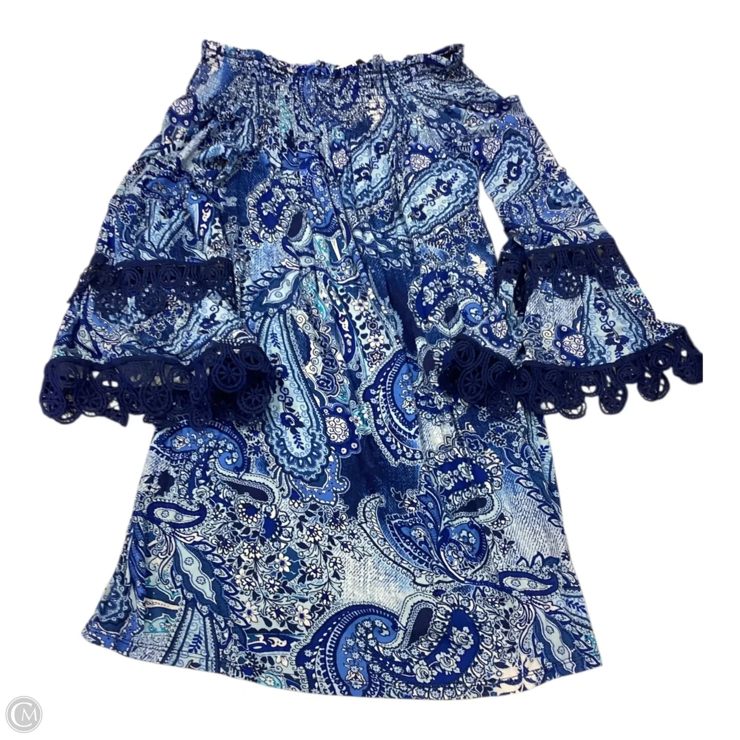 Dress Casual Short By Lapis In Paisley Print, Size: S