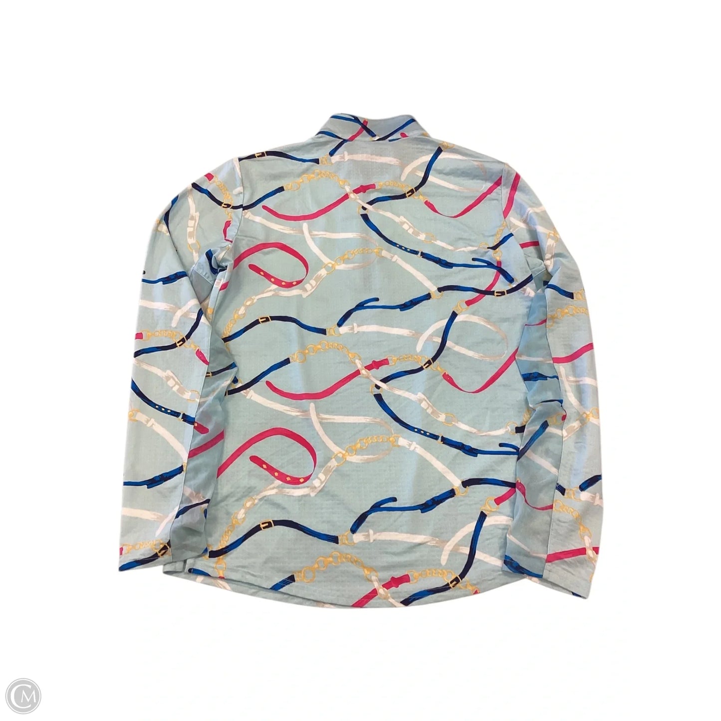 Top Long Sleeve By Clothes Mentor In Blue, Size: M