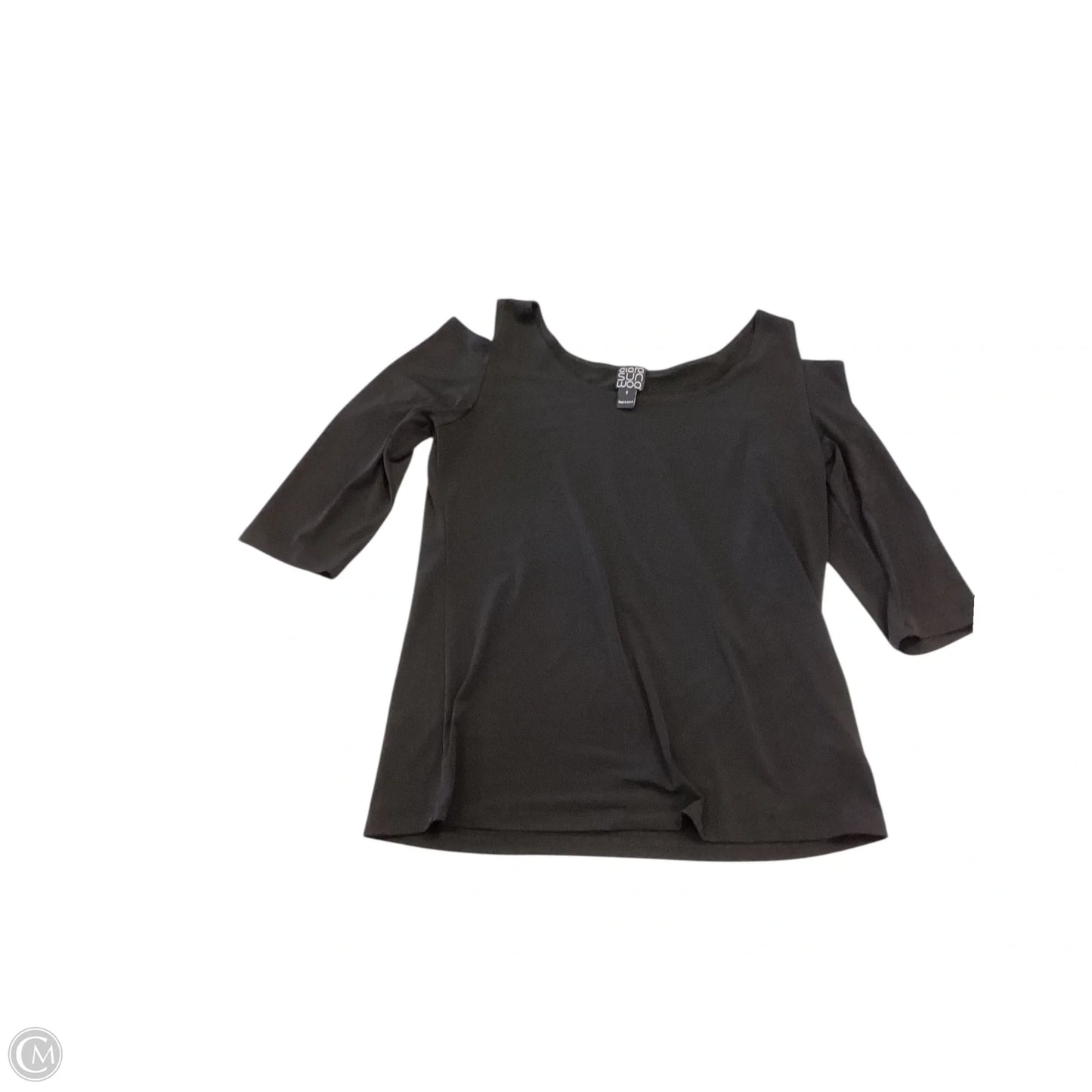 Top Short Sleeve By Clothes Mentor In Black, Size: S