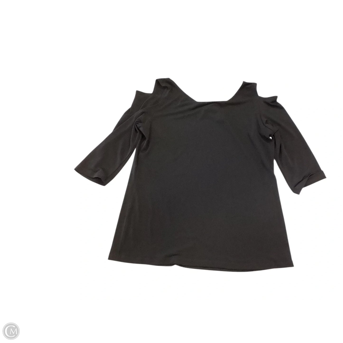 Top Short Sleeve By Clothes Mentor In Black, Size: S