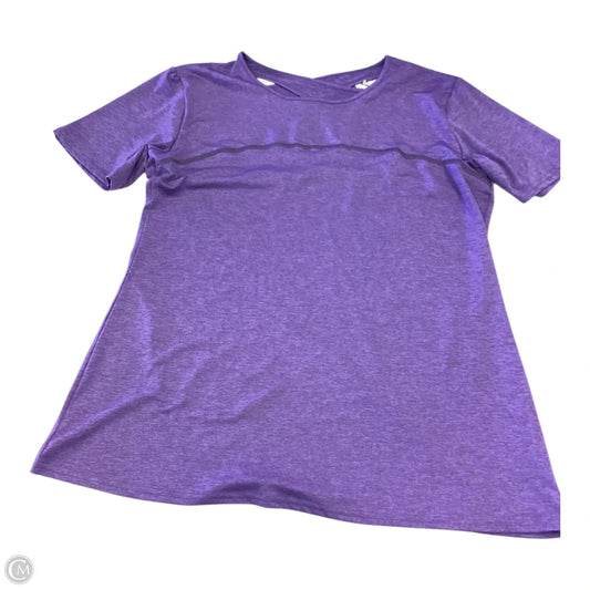 Top Short Sleeve By Clothes Mentor In Purple, Size: Xxl