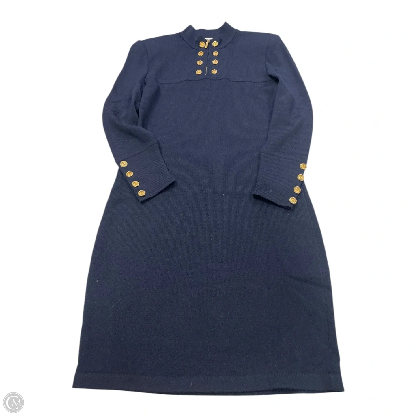 Dress Luxury Designer By St John Collection In Navy, Size: 10