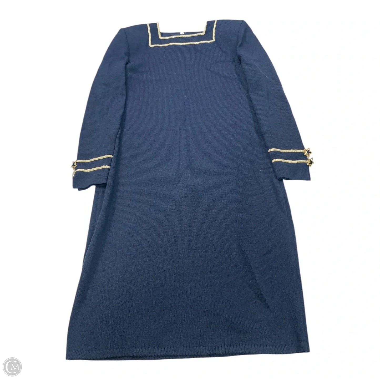 Dress Luxury Designer By St John Collection In Navy, Size: 10