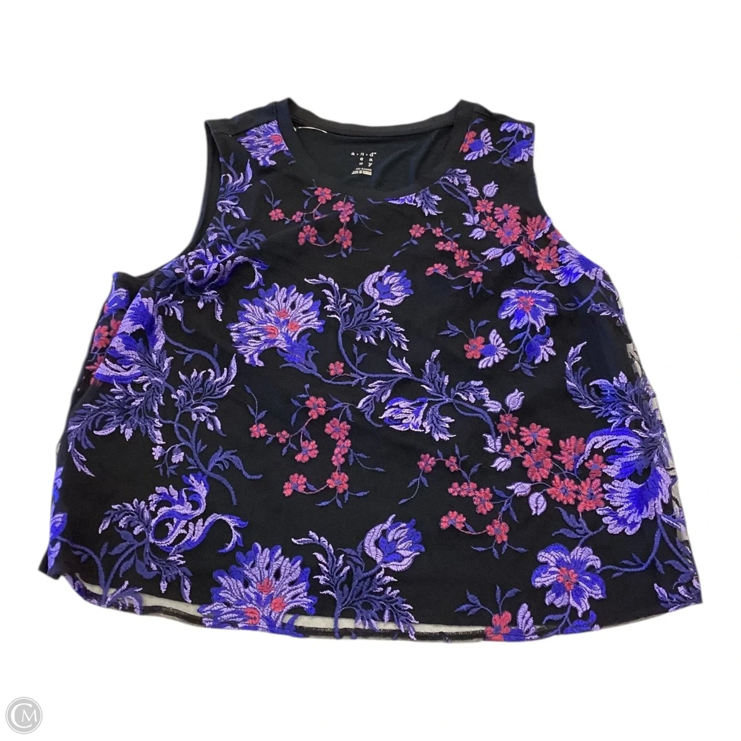 Top Sleeveless By A New Day In Black, Size: Xxl