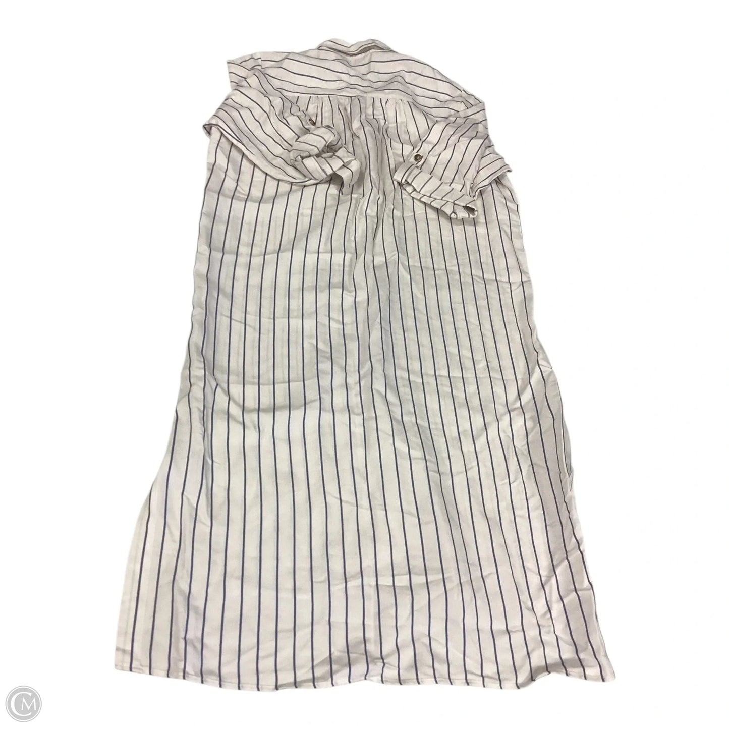 Dress Casual Maxi By Zara In Striped Pattern, Size: L