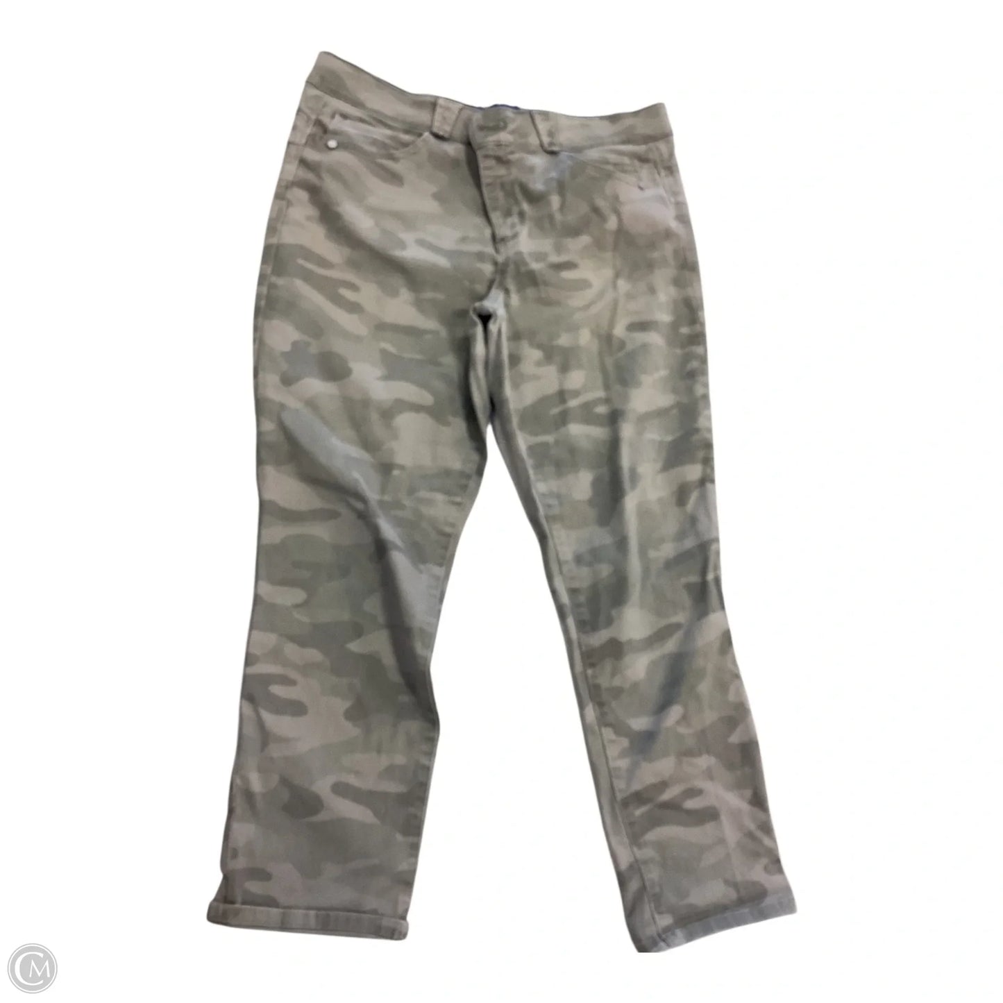 Pants Cropped By Democracy In Green, Size: 14