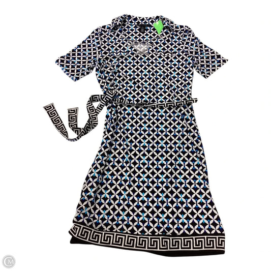 Dress Casual Short By White House Black Market In Black & Blue, Size: S