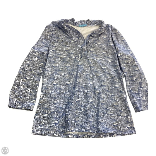 Top 3/4 Sleeve By J Mclaughlin In Blue, Size: M