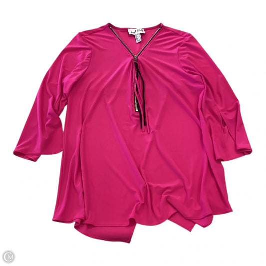 Top Long Sleeve By Joseph Ribkoff In Pink, Size: 6