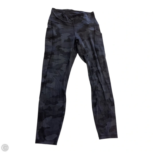 Athletic Leggings By Lululemon In Grey, Size: M