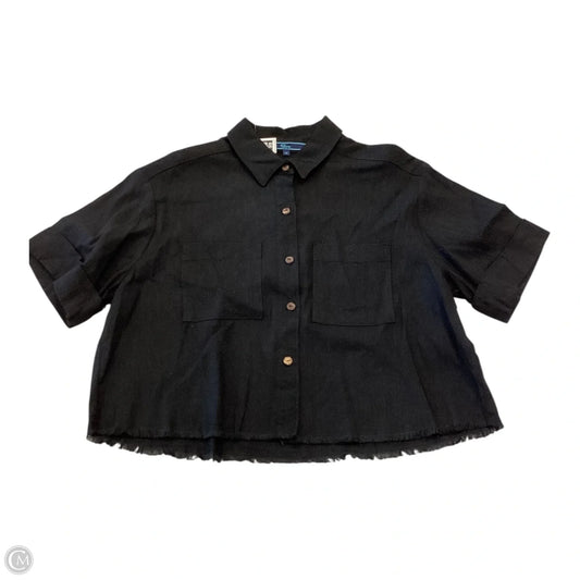 Top Short Sleeve By Shore In Black, Size: Xs