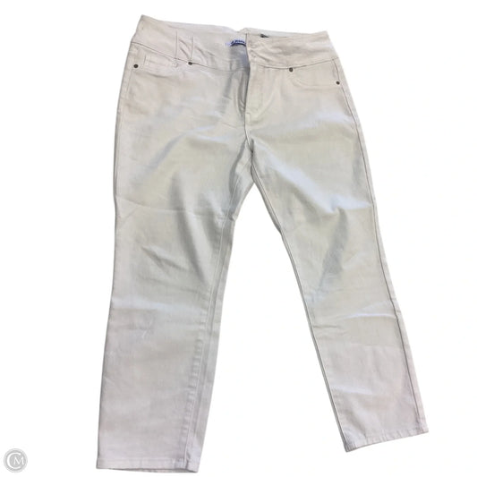 Pants Cropped By D Jeans In White, Size: 12