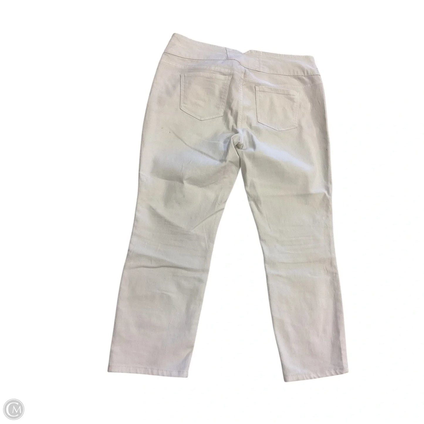 Pants Cropped By D Jeans In White, Size: 12