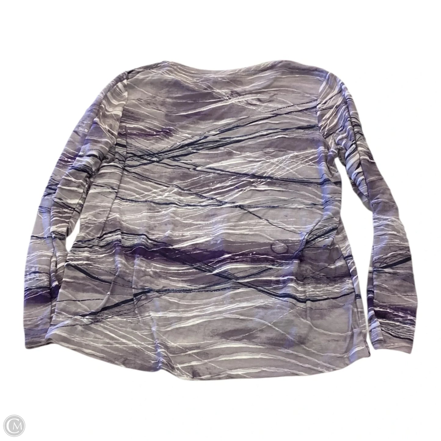 Top Long Sleeve By Simply Vera In Purple, Size: Xl