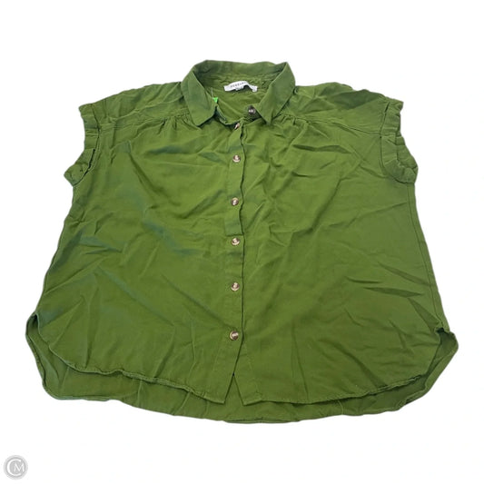 Top Short Sleeve By Rose And Olive In Green, Size: M