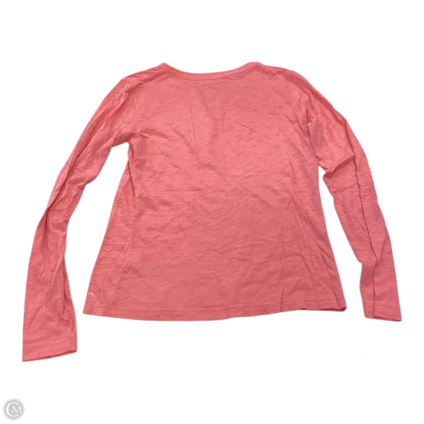 Top Long Sleeve By Vineyard Vines In Coral, Size: S