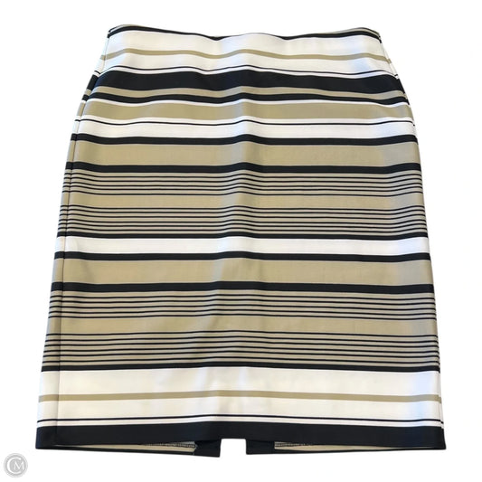 Skirt Mini & Short By Roz And Ali In Striped Pattern, Size: L