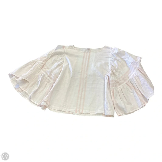 Top 3/4 Sleeve By Beachlunchlounge In Striped Pattern, Size: L