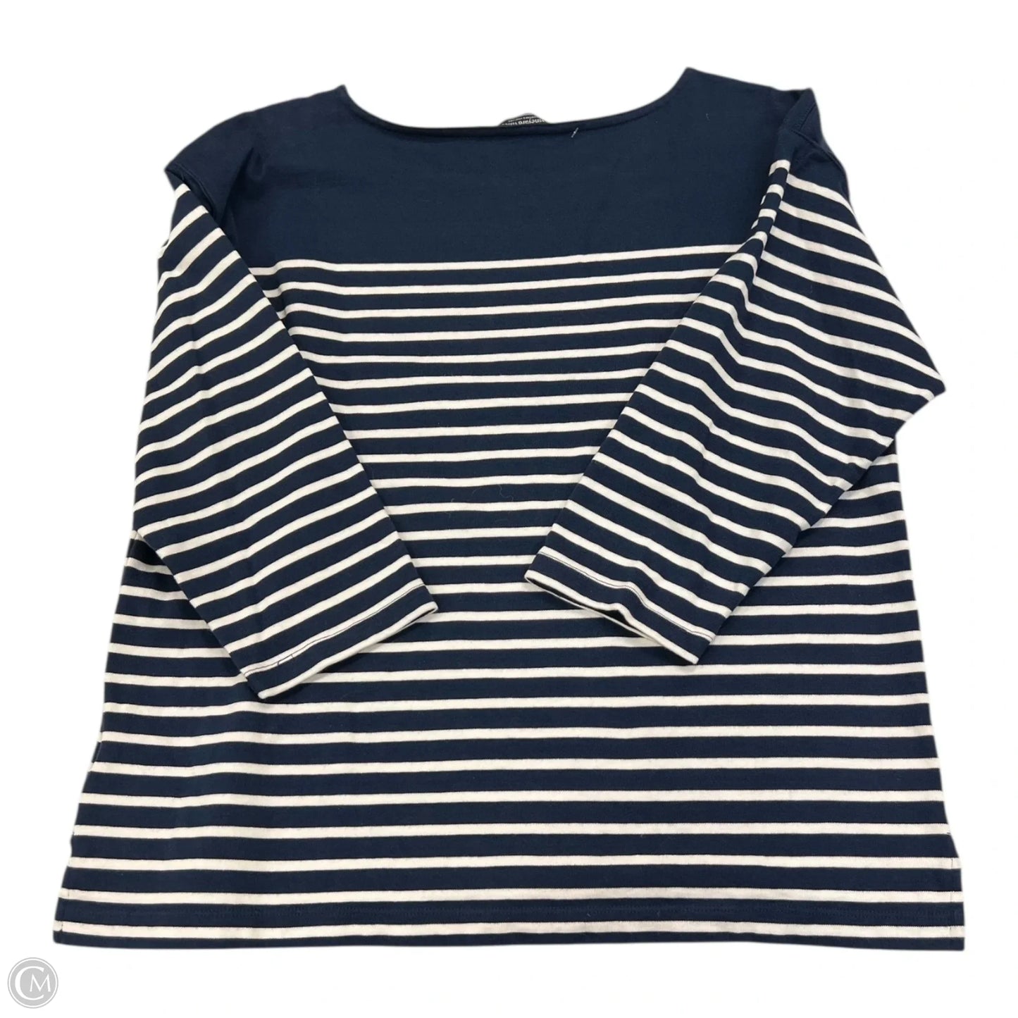 Top 2pc 3/4 Sleeve By Vineyard Vines In Striped Pattern, Size: M