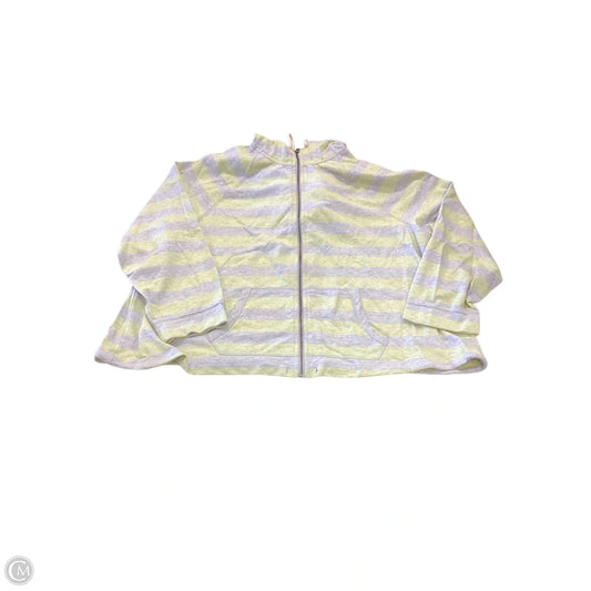 Athletic Jacket By Sonoma In Yellow, Size: 3x