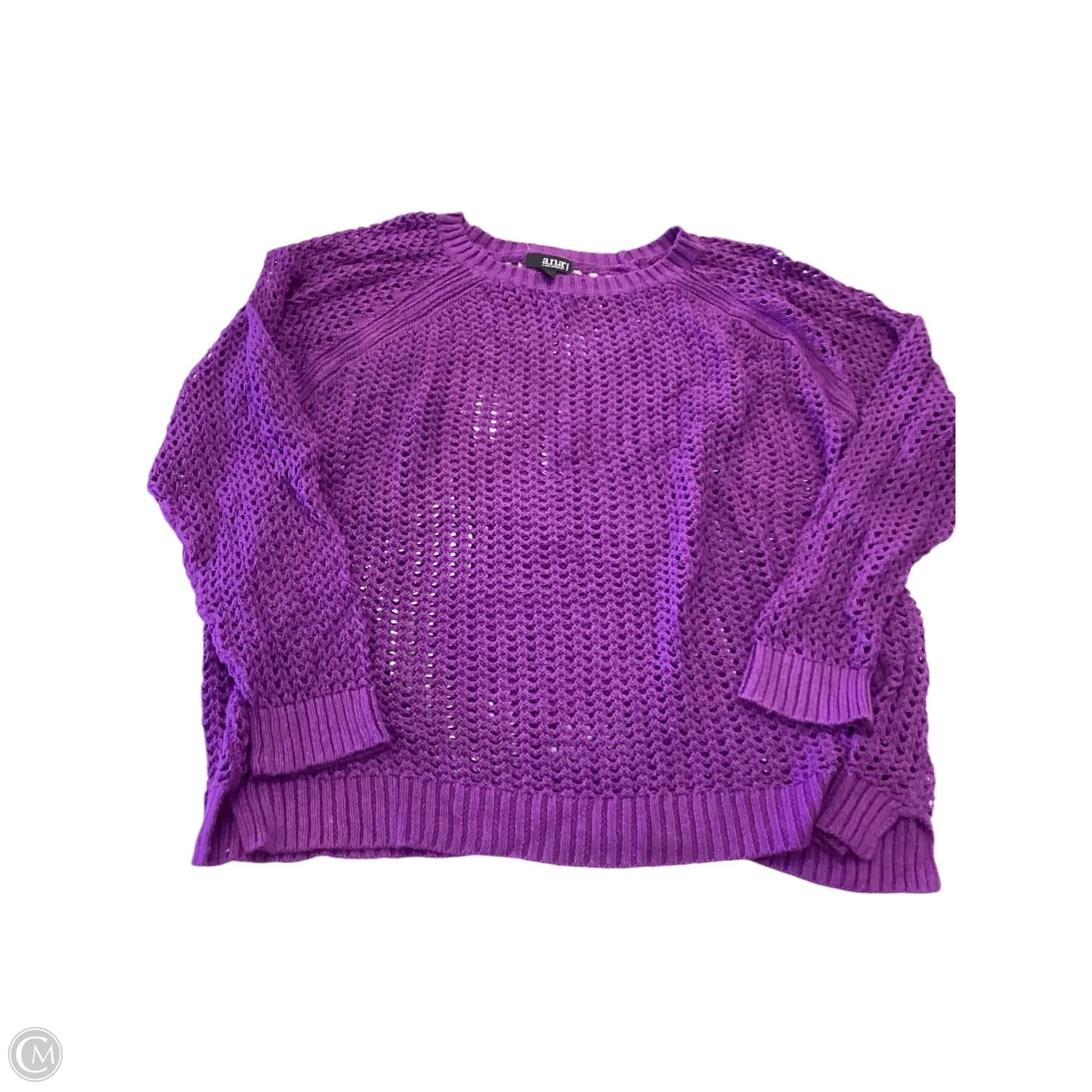 Sweater By Ana In Purple, Size: 3x