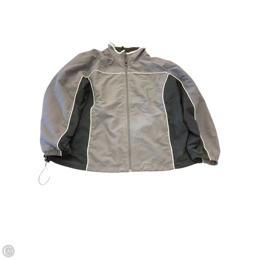 Athletic Jacket By St Johns Bay In Grey, Size: 2x