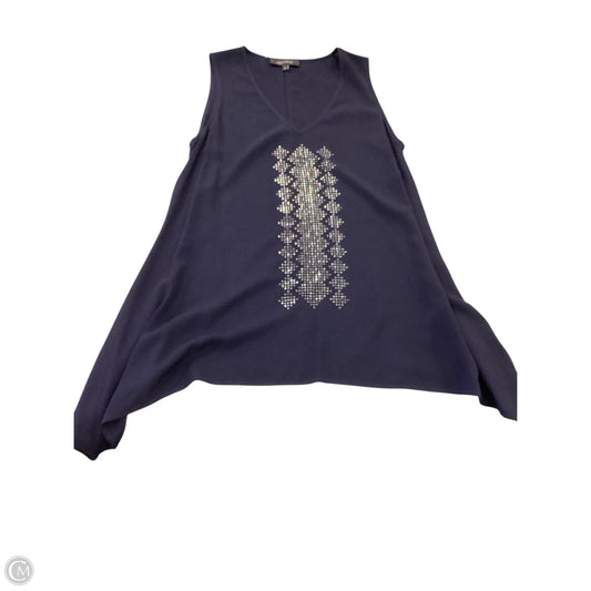 Top Sleeveless By Karen Kane In Navy, Size: S