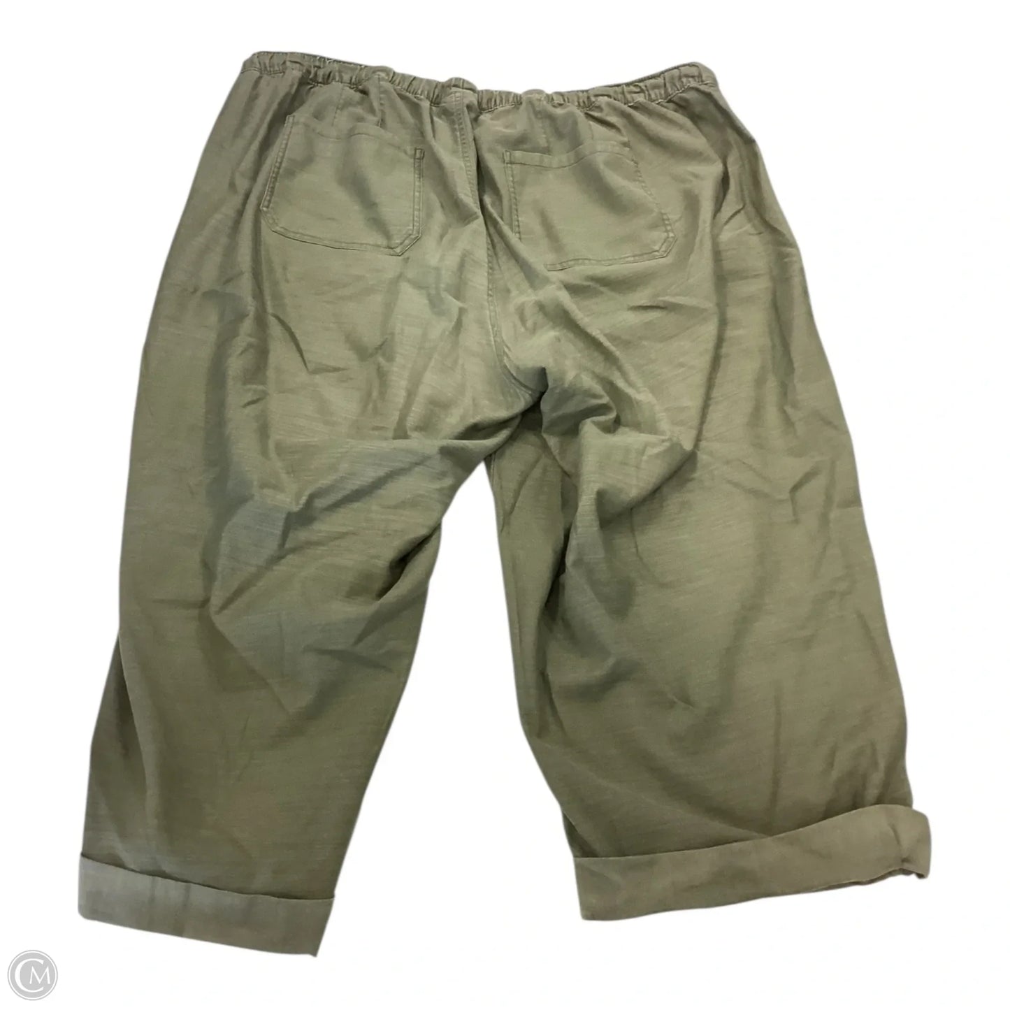 Capris By Lane Bryant In Green, Size: 18