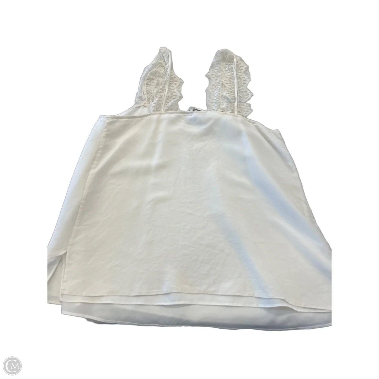 Top Cami By Clothes Mentor In Cream, Size: L