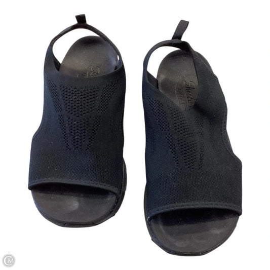 Sandals Flats By Skechers In Black, Size: 7