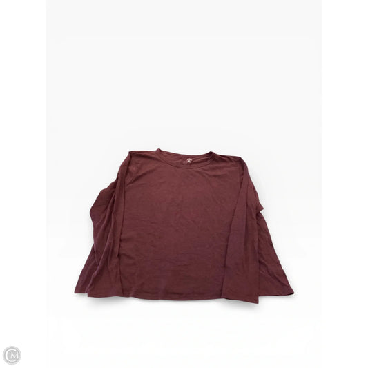 Top Long Sleeve By Ana In Purple, Size: 3x